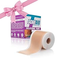 Silicone Scar Tape Premium-Grade for Surgical Scars, C-Section, Keloid & Hypertrophic Scars, Reusable Silicone Tape, Scar Patches for Healing, Reduces Redness & Irritation