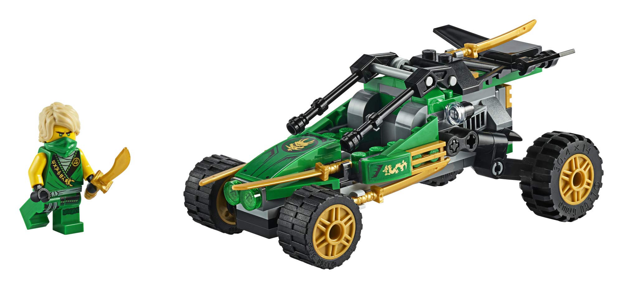 LEGO NINJAGO Legacy Jungle Raider 71700 Toy Buggy Building Kit (127 Pieces)