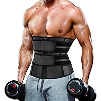 Waist Trainer Trimmer for Men Tummy Control Shapewear Neoprene Sweat Belt Slimming Body Shaper