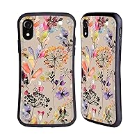 Head Case Designs Officially Licensed Ninola Beige Wild Grasses Hybrid Case Compatible with Apple iPhone XR