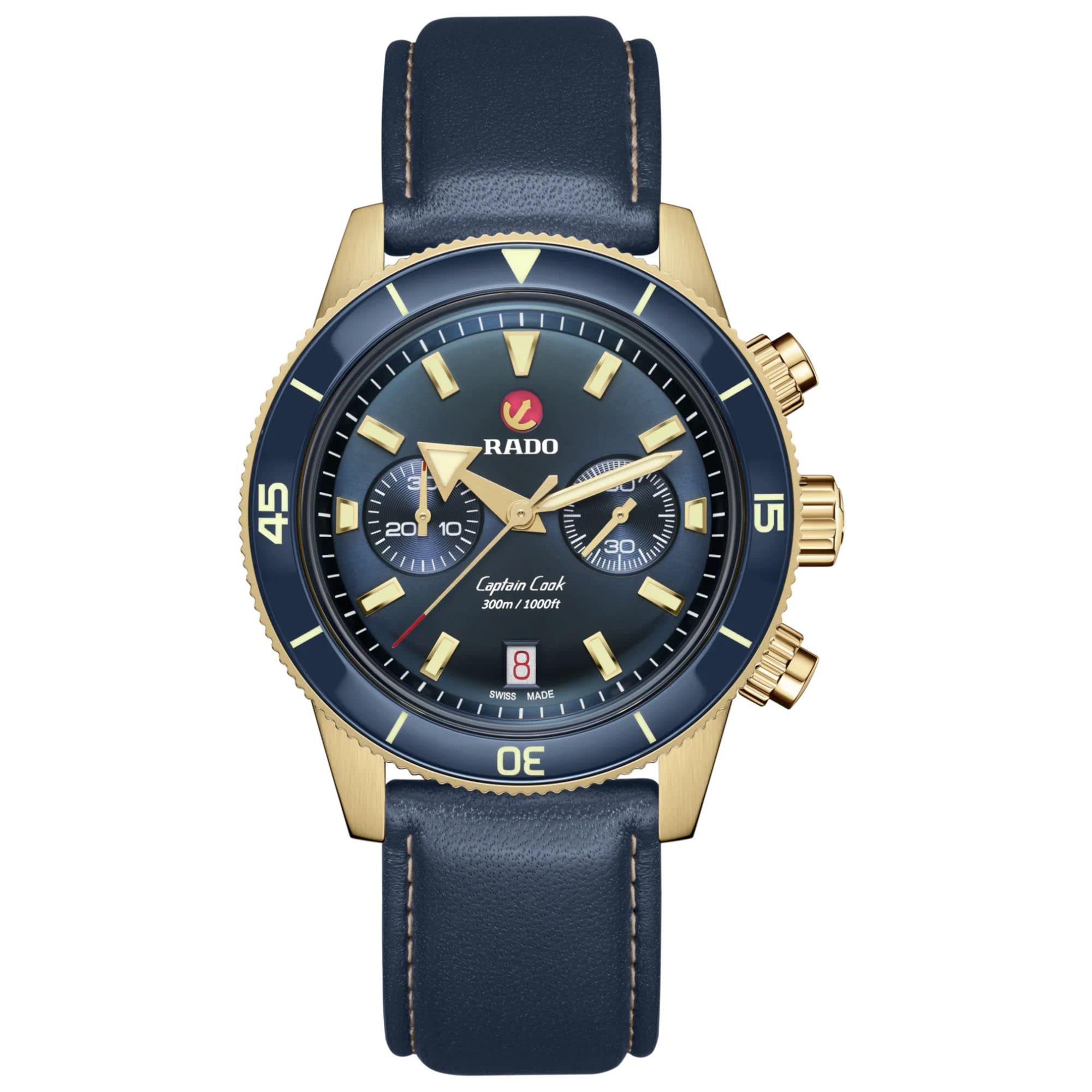 Rado Men's Captain Cook Automatic Watch, Blue