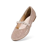 DREAM PAIRS Girls Mary Jane Dress Shoes Ballerina Flats for Wedding, Party (Toddler/Little Kid/Big Kid)