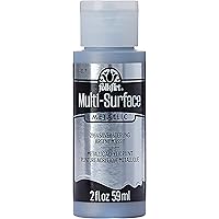 FolkArt multisurface metallic paint, 2 oz, Sterling Silver