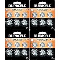 Duracell - 2032 3V Lithium Coin Battery - with Bitter Coating - 24 Count
