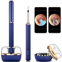 BEBIRD® Note3 Pro Max,Ultimate Version,10 Megapixel HD,All-in-1 Ear Wax Removal with Camera,Ear Wax Removal Tool with 25 Pieces,Tweezer and Rod,Bebird Ear Cleaner,for iPhone,Android（Blue）