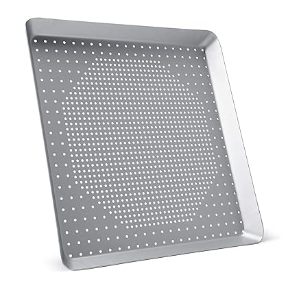 Beasea Square or Round Pizza Pan for Oven, 11.8