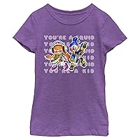 Nintendo Girls' T-Shirt, Purple Berry, X-Small
