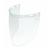 Gateway Safety 675 Venom Cylindrical Molded Contemporary Replacement Headgear Visor, Clear Lens, 9