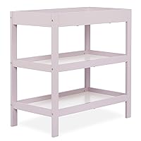 Ridgefield Changing Table, Blush Pink and White, 33.5x16x33.5 Inch (Pack of 1)