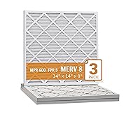 14x14x1 Xtreme Plus Air Guard Pleated Filter, MERV 8 (Pack of 3)