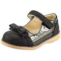 Girl's Mary Jane Flat for Toddler/Little Kid School Dress Shoes