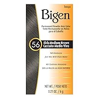 #56 Rich Medium Brown Bigen Permanent Powder - 3 Pack