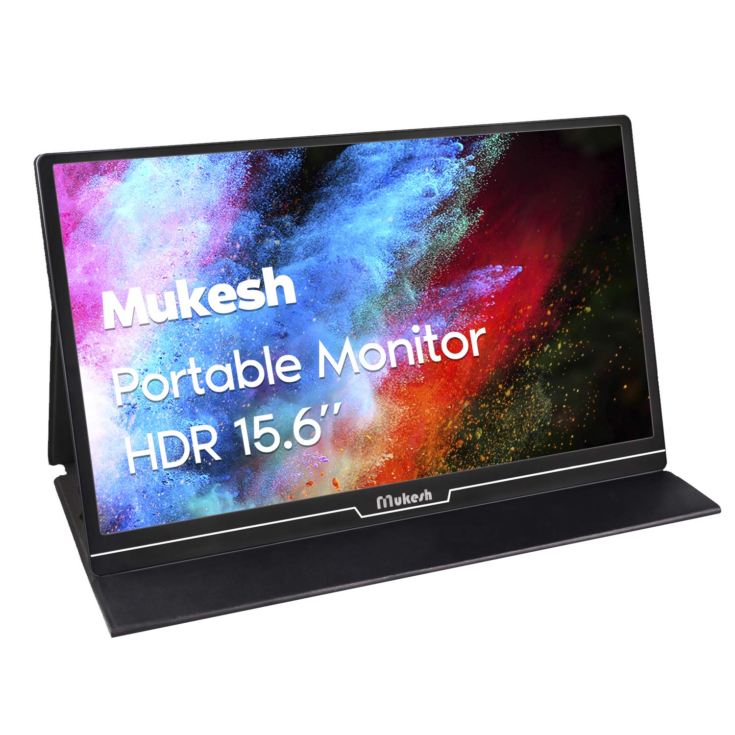 Mukesh Portable Gaming Monitor 15.6 Inch IPS USB C Raspberry Pi Monitor 1920 x 1080 Full HD External Monitor with Type-C Mini HDMI for Laptop PC MA...