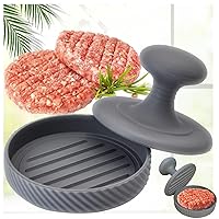 Hamburger Patty Maker, Burger Patty, Food Grade Silicone Burger Press, Suitable for Beef Veggie Burger, No Hamburger Patty Paper Required, Easy To Clean Dishwasher Suitable