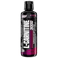 L-Carnitine 3000 (31 Servings, Berry Blast) | Liquid Shots, Stimulant Free | Supports Muscle Recovery For Men and Women