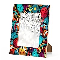 Abstract Graffiti 11x14 Picture Frame Basketball texture Picture Frame 11x14 Can be Displayed Vertically or Horizontally on a Table or Wall Birthday Gifts for Women