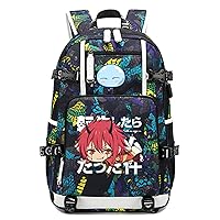 Anime That Time I Got Reincarnated as a Slime Backpack Rimuru Tempest Bookbag Daypack School Bag 18