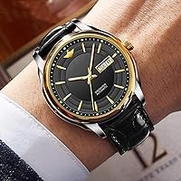 New Mechanical Men Watches,Trendy Business Luminous Decorative Watches,Lightweight Luxury Men Decorative Waterproof Watch,B