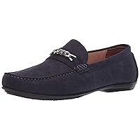 STACY ADAMS Men's Clem Moe Toe Bit Slip-on Loafer Driving Style