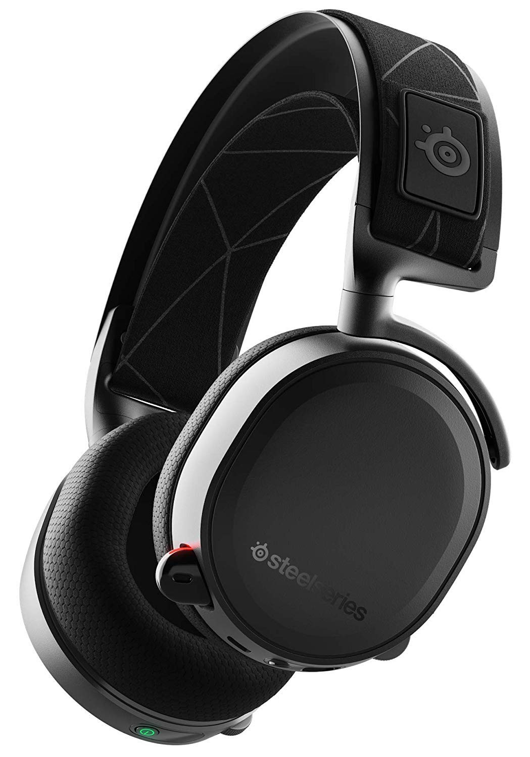 SteelSeries Arctis 7 Black Over the Ear Wireless Gaming Headset - PC - 61463 (Renewed)