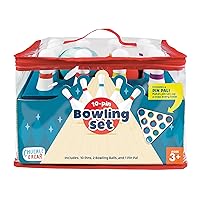 Chuckle & Roar - 10 Pin Bowling Set - New Family Game Night Staple - Easy Setup and cleanup - Great for Indoor Game time - Ages 3 and up
