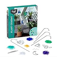 Craft Crush Plant Charms Kit – Makes 4 Suncatcher Charms for Plants – Metal Garden Stakes & Decorative Ornaments for Plant Lovers, Gift, Home Decor, Teens & Adults - DIY Art & Craft Kit - Ages 13+