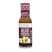 Primal Kitchen Balsamic Vinaigrette & Marinade Salad Dressing made with Avocado Oil, Whole30 Approved, Certified Paleo, and Keto Certified, 8 Fluid Ounces