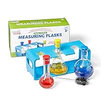Starter Science Measuring Flask Set, Plastic Beakers for Kids, Science Lab Equipment, Measuring Toys for Kids, Kids Chemistry Set, Educational Science Kits, Science Supplies for Classroom