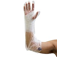 TIDI AquaGuard Glove – Shower Protection Glove with Water-Seal Band – Arm Cast Cover – 3 Gloves and 1 Water-Seal Band per Package – Home Medical Supplies (50016-RPK)
