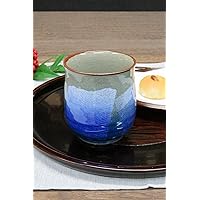 Japanese Yunomi Tea Cup Silver leaf YAKI(ware)