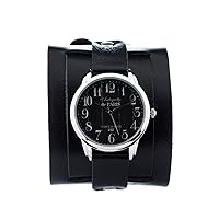 ZIZ Antiques Watch Unisex Wrist Watch, Quartz Analog Watch with Leather Band