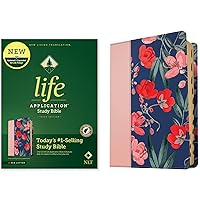 NLT Life Application Study Bible, Third Edition (LeatherLike, Pink Evening Bloom, Indexed, Red Letter) NLT Life Application Study Bible, Third Edition (LeatherLike, Pink Evening Bloom, Indexed, Red Letter) Imitation Leather