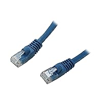 Nippon Labs C6M-50BL 50-Feet CAT6 UTP Injection Molded Boot Patch Cables, Blue