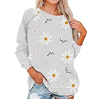 Women's Going Out Tops Casual Fashion Print Long Sleeve Sweatshirts Pullover Top Night Out, S-3XL