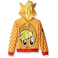 My Little Pony Girls' Apple Jack Costume Zip-up Hoodie