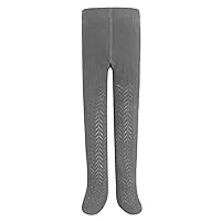 Mayoral Girl's Gray Striped Open Knit Tights, Sizes 2-9