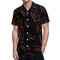 Trust Me I Do This All The Time Casual Mens Short Sleeve Shirts Slim Fit Button-Down T Shirts Beach Pocket Tops Tees