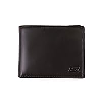 Skechers Men's Passcase RFID Leather Wallet with Flip Pocket