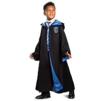 Harry Potter Robe, Official Hogwarts Wizarding World Costume Robes, Prestige Kids Size Dress Up Accessory