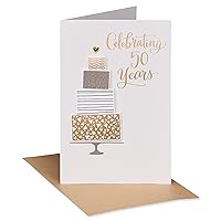 American Greetings 50th Anniversary Card for Couple (Happy Memories)