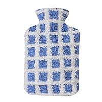 Hot Water Bottle Soft Plush Cover Warm Water Bag Keep Warm in Winter Portable Hand Warmer Supplies Washable Reusable Hand WarmerUnbeatable Endurances Insulated Hot Water Bottle