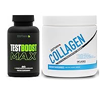 by V Shred Test Boost Max and Collagen Peptides Powder Bundle