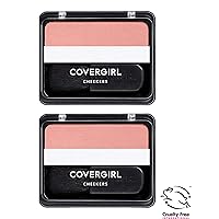 COVERGIRL Cheekers Powder Blush, Brick Rose, 0.12 Ounce (Pack of 2)