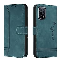 Protective Flip Cases Compatible with Oppo Find X5 Pro Wallet Case,Shockproof TPU Protective Case,PU Leather Phone Case Magnetic Flip Folio Leather Case Card Holders Case Cover (Color : Green)