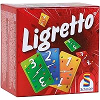 Schmidt Spiele Ligretto: Red – Card Game 2-4 Players – 10 Minutes of Gameplay – Card Games for Family Game Night – Card Games for Kids and Adults Ages 8+ - English Version
