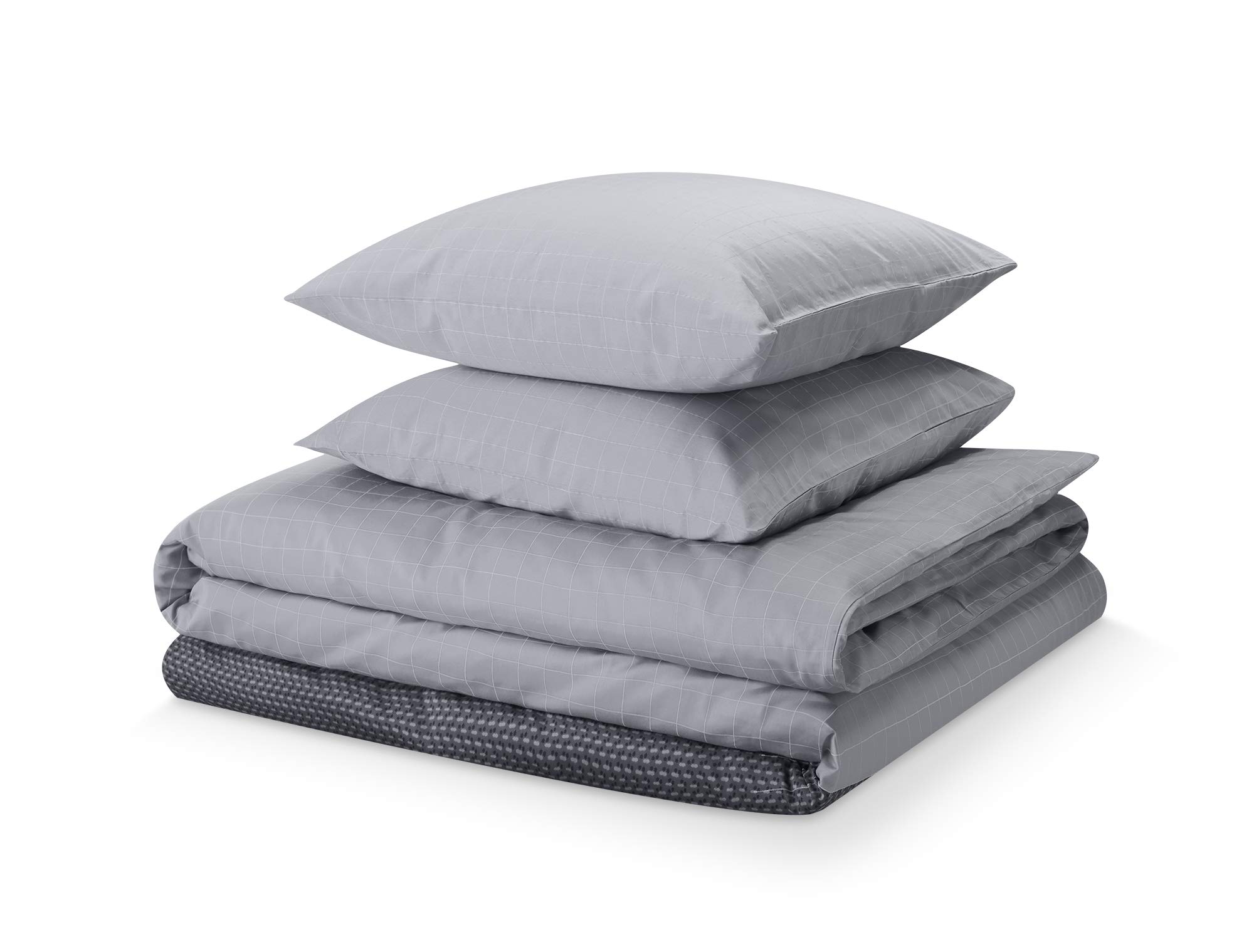 Mua Calvin Klein Home Printed Queen Comforter Set of 3 Pieces - 1 Comforter  and 2 Sham Covers, 100% Cotton 300 Tc (Dark Grey) trên Amazon Mỹ chính hãng  2023 | Fado