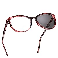 LifeArt Bifocal Reading Glasses with Oval Lenses, Blue Light Blocking Glasses for Women, Anti Glare, Reduce Eyestrain