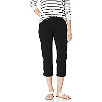 NYDJ Women's Marilyn Straight Crop Cuff Jeans | Cropped Slimming Jeans