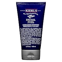 Kiehl's Facial Fuel Moisturizer, Men's Face Cream, with Vitamin C and Caffeine that Contain Antioxidants to Help Energize and Reduce Dullness, Non-Greasy, Paraben-free, Sulfate-free