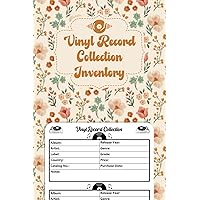 Vinyl Record Collection Inventory | Vinyl Record Collector Log Book | A Simple Way To Keep Track And Review Your Collection | Flower Cover Design